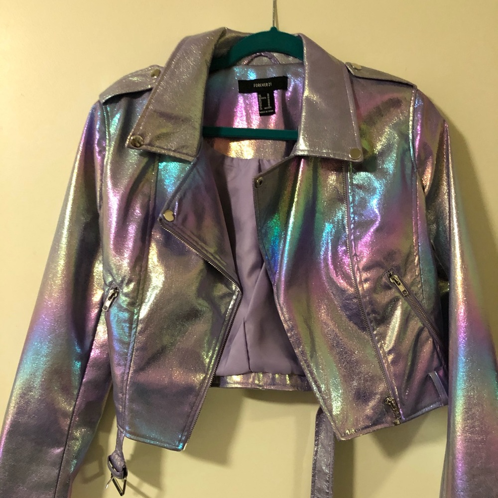 Faux Leather Jacket from Forever 21